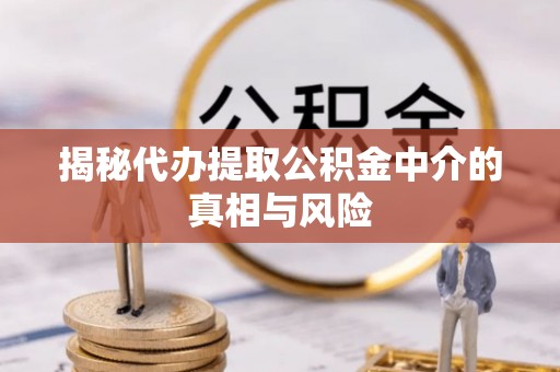 黄骅揭秘代办提取公积金中介的真相与风险