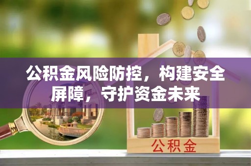 黄骅公积金风险防控，构建安全屏障，守护资金未来
