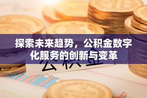 黄骅探索未来趋势，公积金数字化服务的创新与变革