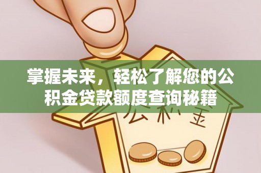 黄骅掌握未来，轻松了解您的公积金贷款额度查询秘籍