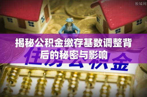 黄骅揭秘公积金缴存基数调整背后的秘密与影响