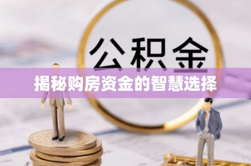 黄骅揭秘购房资金的智慧选择