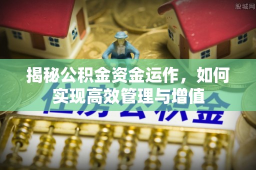 黄骅揭秘公积金资金运作，如何实现高效管理与增值